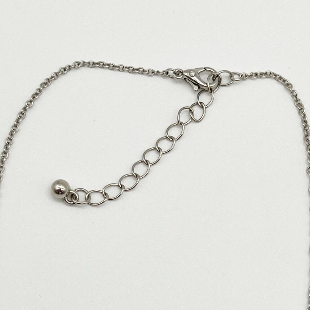 Capricorn Constellation Zodiac Silver Tone CZ Pendant Charm Dainty Necklace 16” - Picture 6 of 6